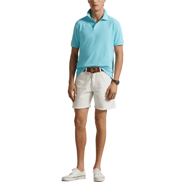 RALPH LAUREN - Le polo iconique en coton piqué Bleu ciel - Lothaire