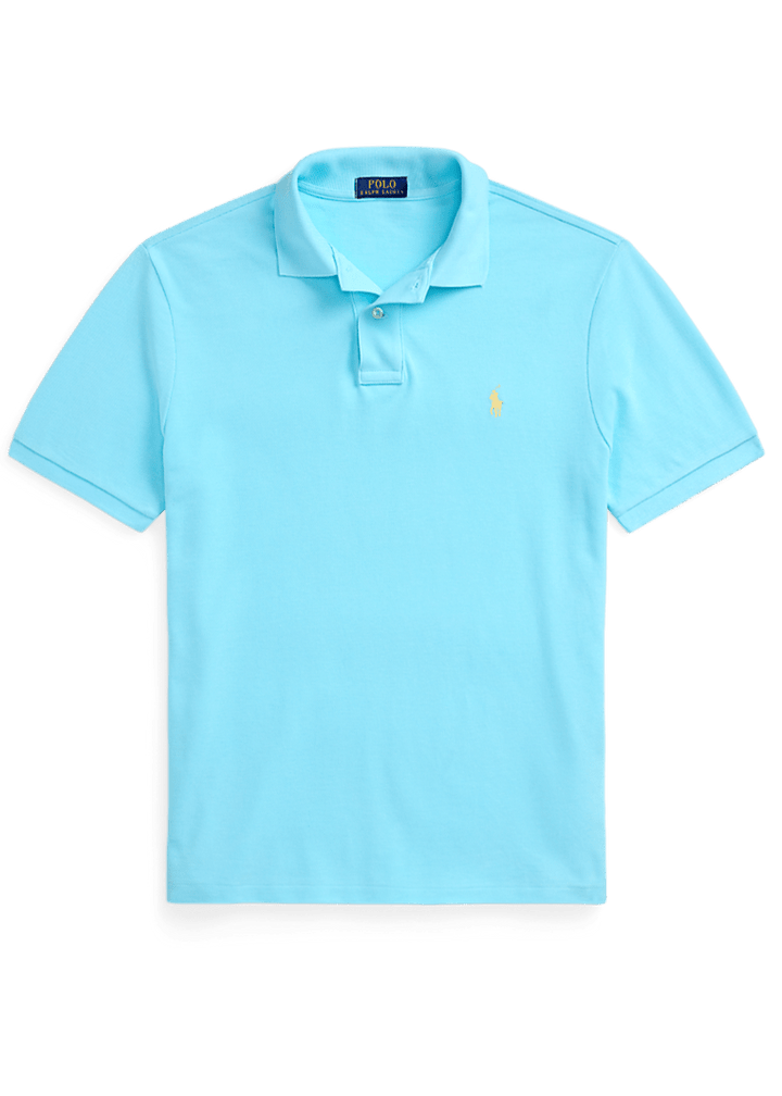 RALPH LAUREN - Le polo iconique en coton piqué Bleu ciel - Lothaire