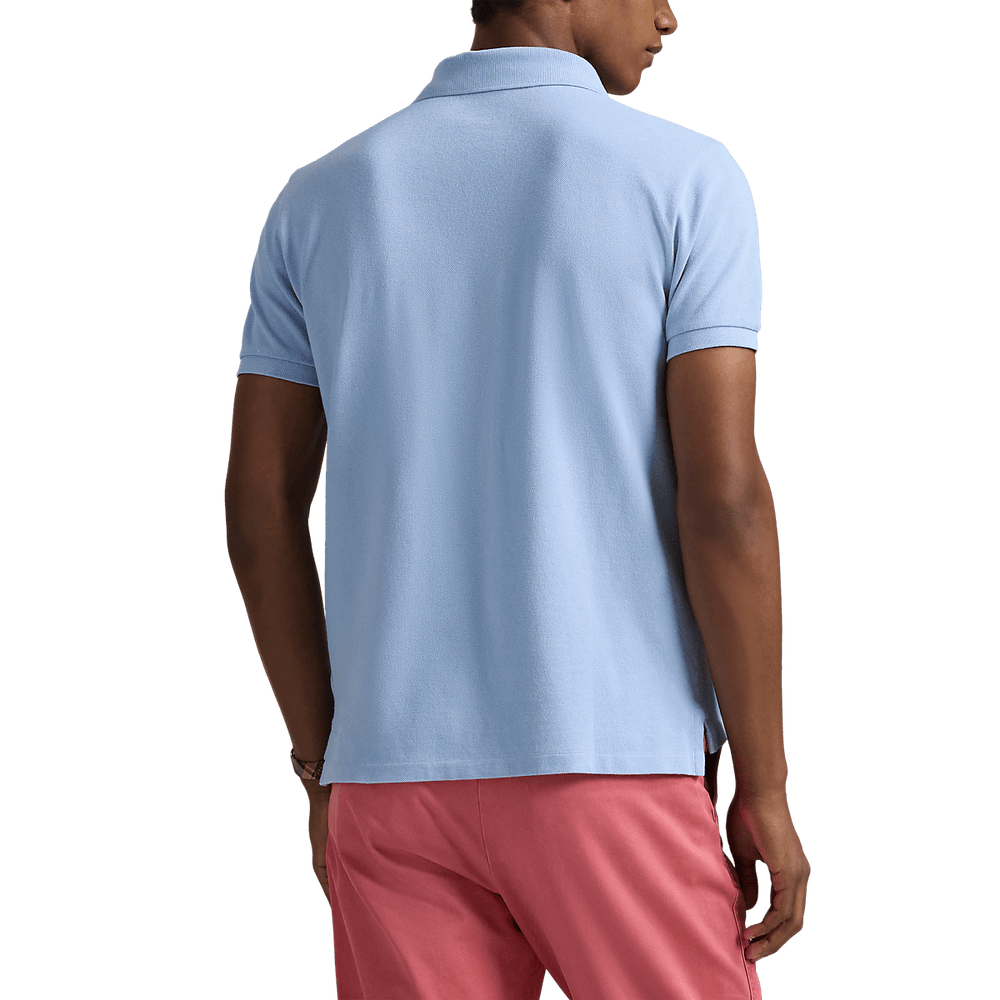 RALPH LAUREN - Polo Big Pony en piqué coupe ajustée Bleu ciel - Lothaire