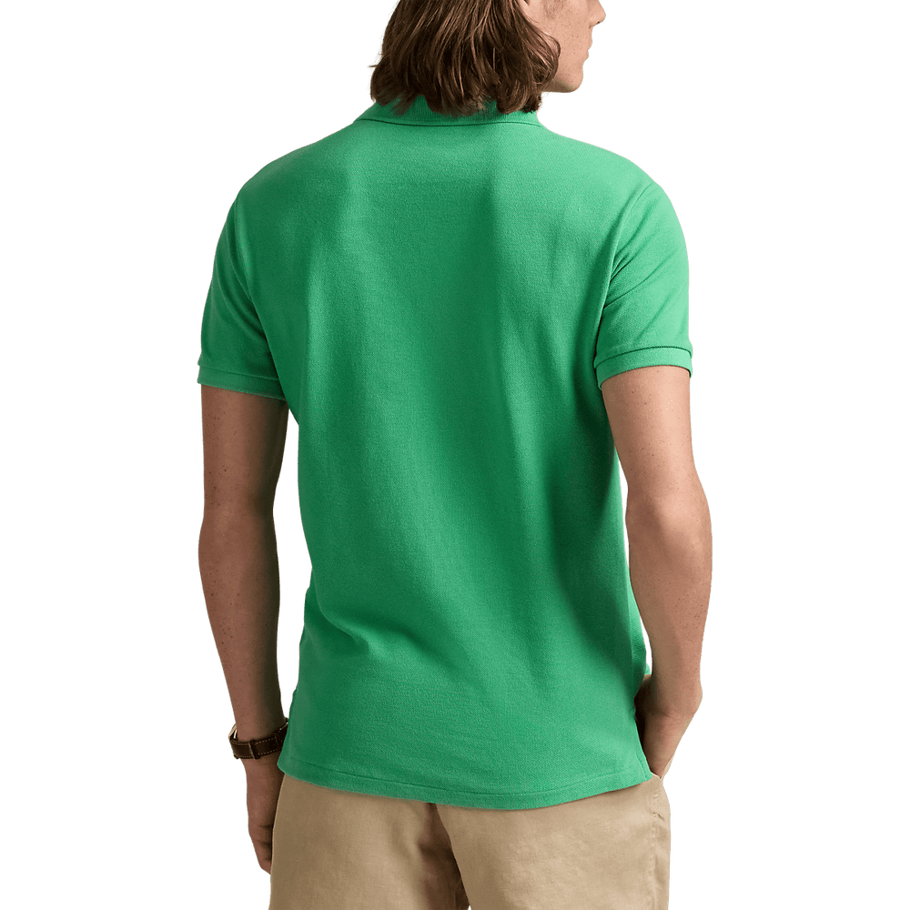 RALPH LAUREN - Polo coupe ajustée en piqué Vert - Lothaire