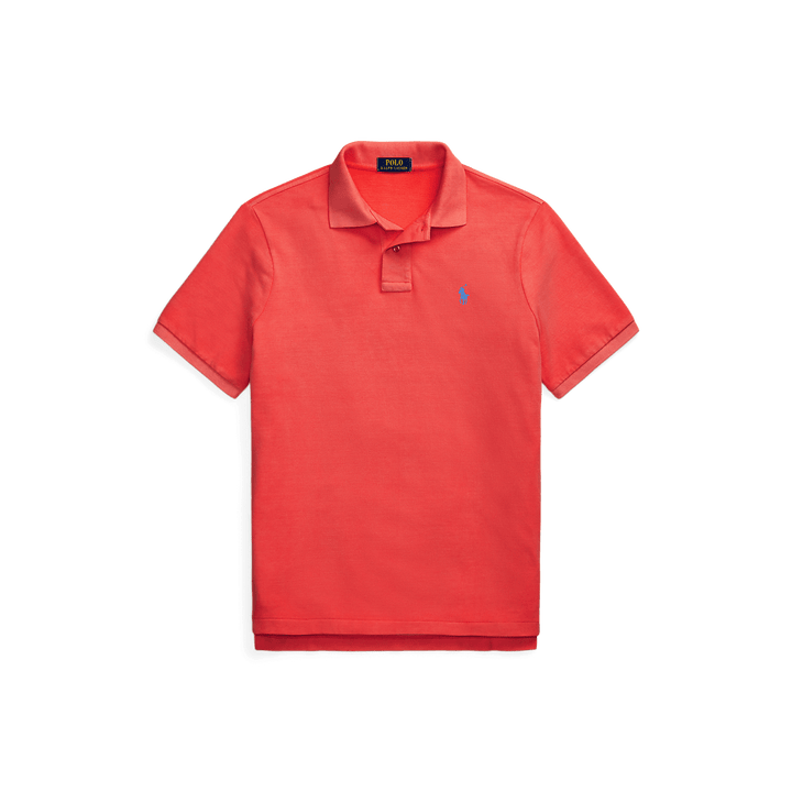 RALPH LAUREN - Polo en piqué coupe ajustée Rouge - Lothaire