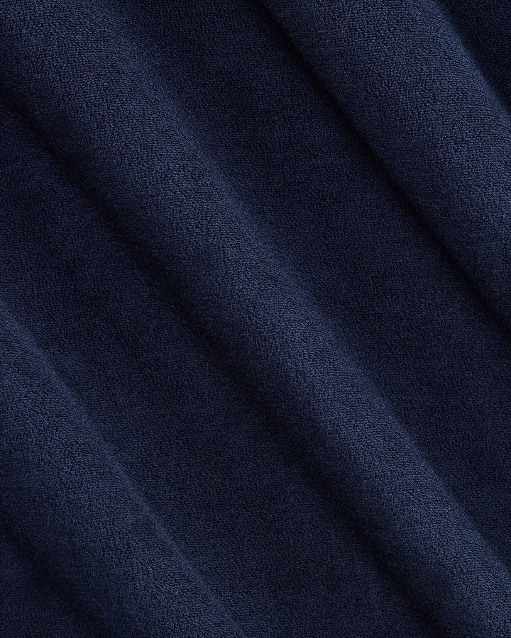 RALPH LAUREN PURPLE LABEL - Chemise cabana en coton et soie Marine président - Lothaire