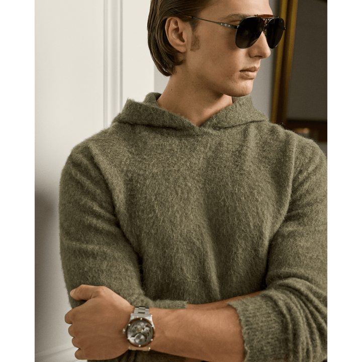 RALPH LAUREN PURPLE LABEL - Pull à capuche en cachemire et laine - Lothaire