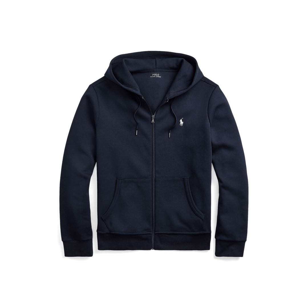 RALPH LAUREN - Sweat à capuche en maille double Bleu marine - Lothaire