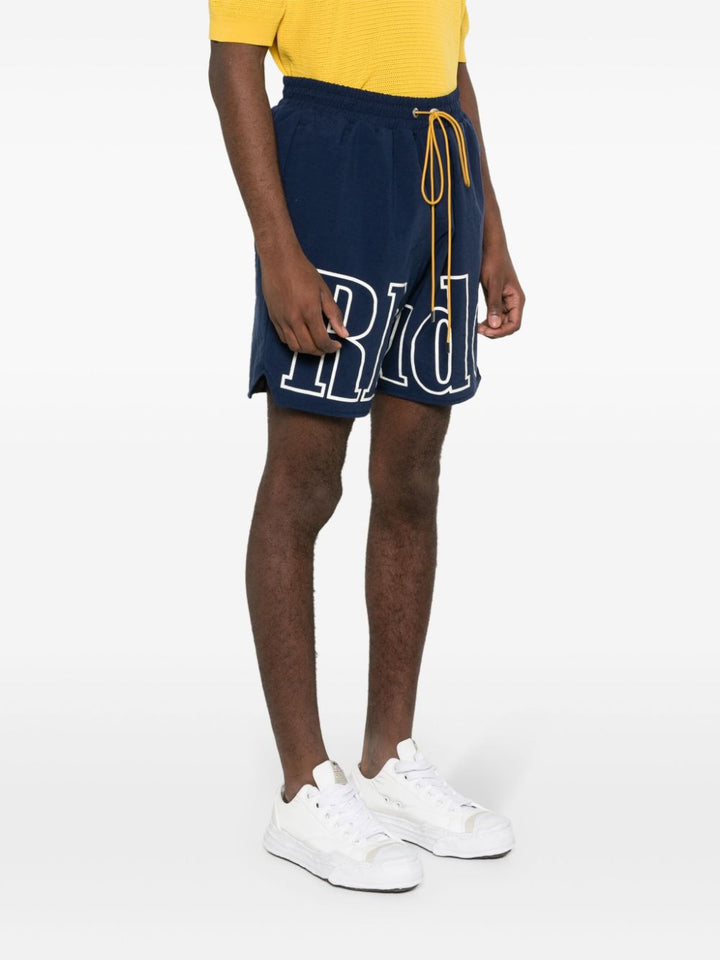 Rhude - Bermuda navy à logo - Lothaire