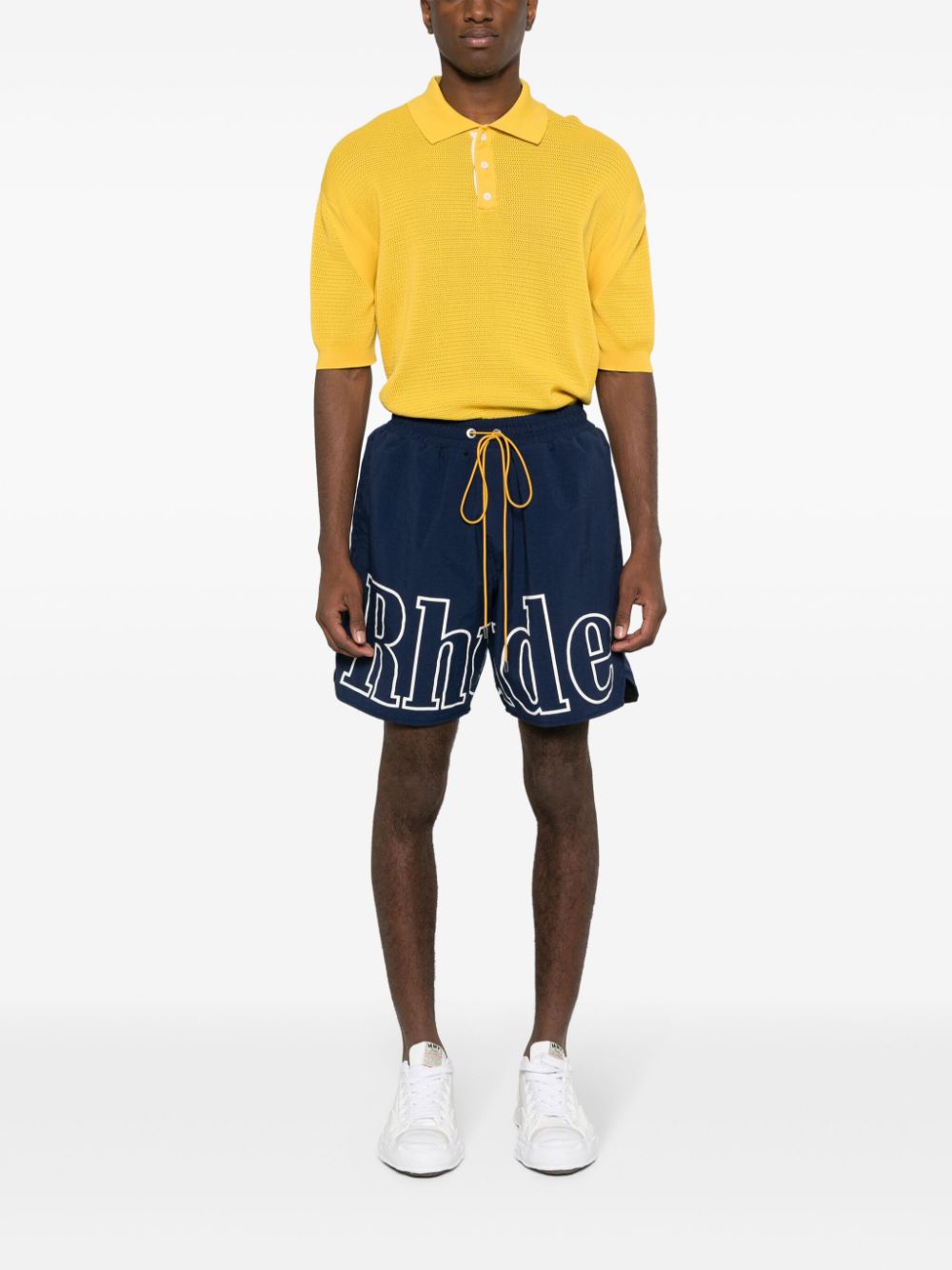 Rhude - Bermuda navy à logo - Lothaire