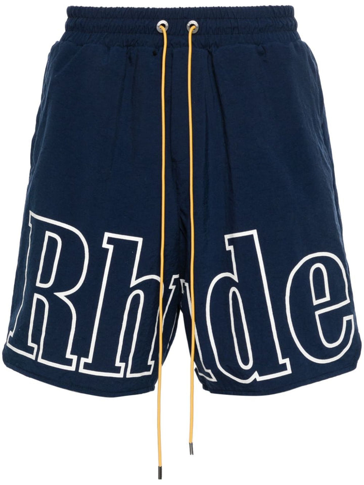 Rhude - Bermuda navy à logo - Lothaire