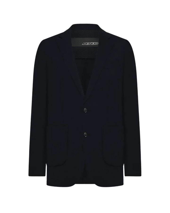 RRD - Blazer d'été en Laine Technique Bleu - Noir - Lothaire