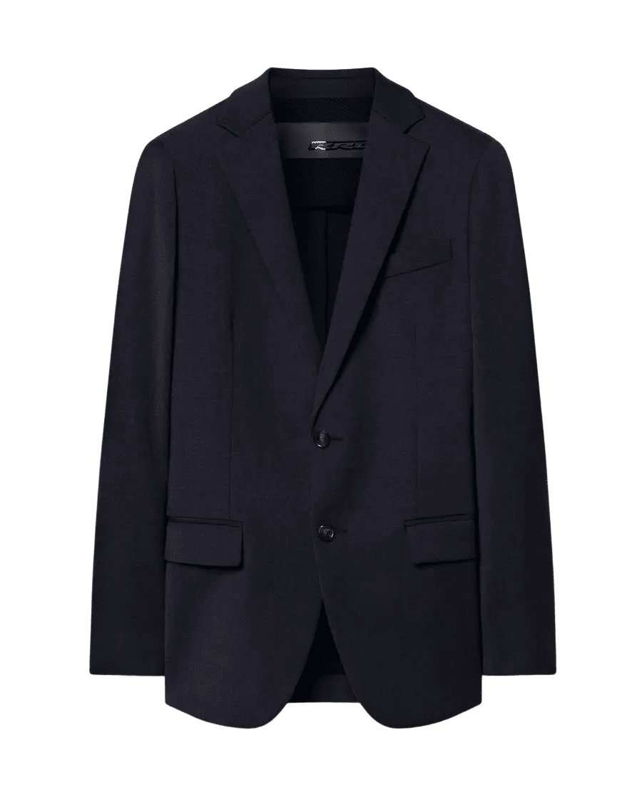 RRD - Blazer Terzitel en laine technique Bleu-noir - Lothaire