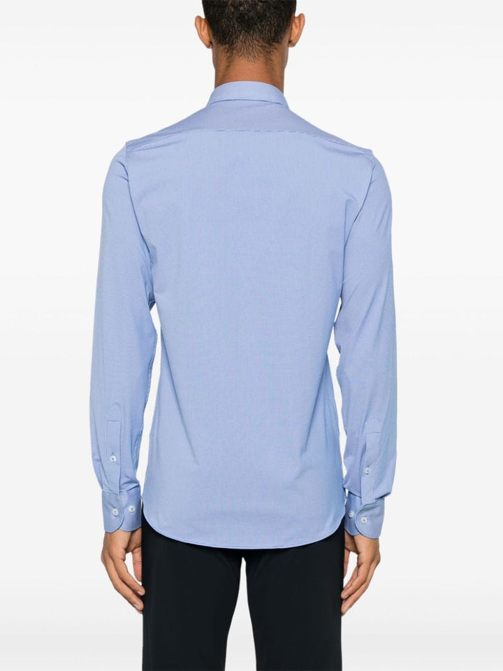 RRD - Chemise Oxford en jacquard Bleu - Lothaire