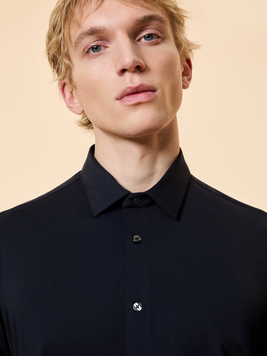 RRD - Oxford Open Shirt Bleu Nuit - Lothaire