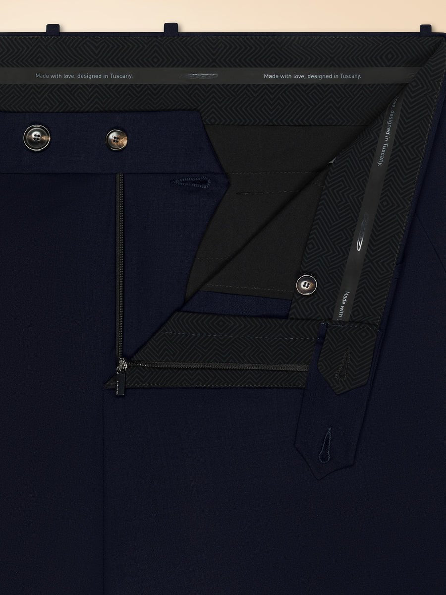 RRD - Pantalon chino Summer Wooltech slim Bleu noir - Lothaire