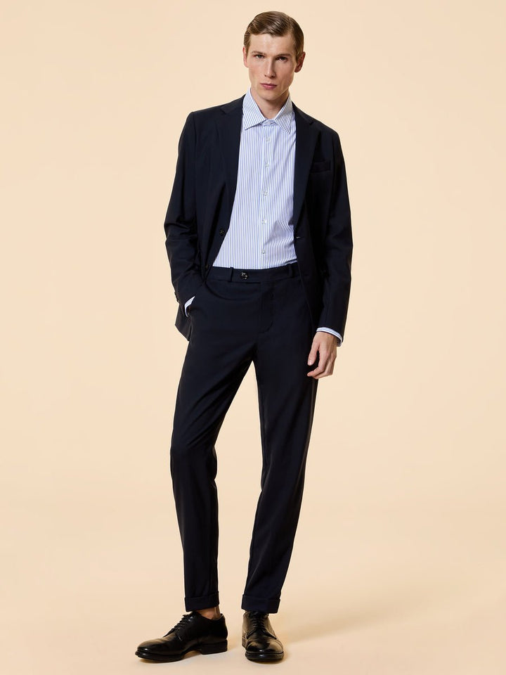 RRD - Pantalon chino Summer Wooltech slim Bleu noir - Lothaire