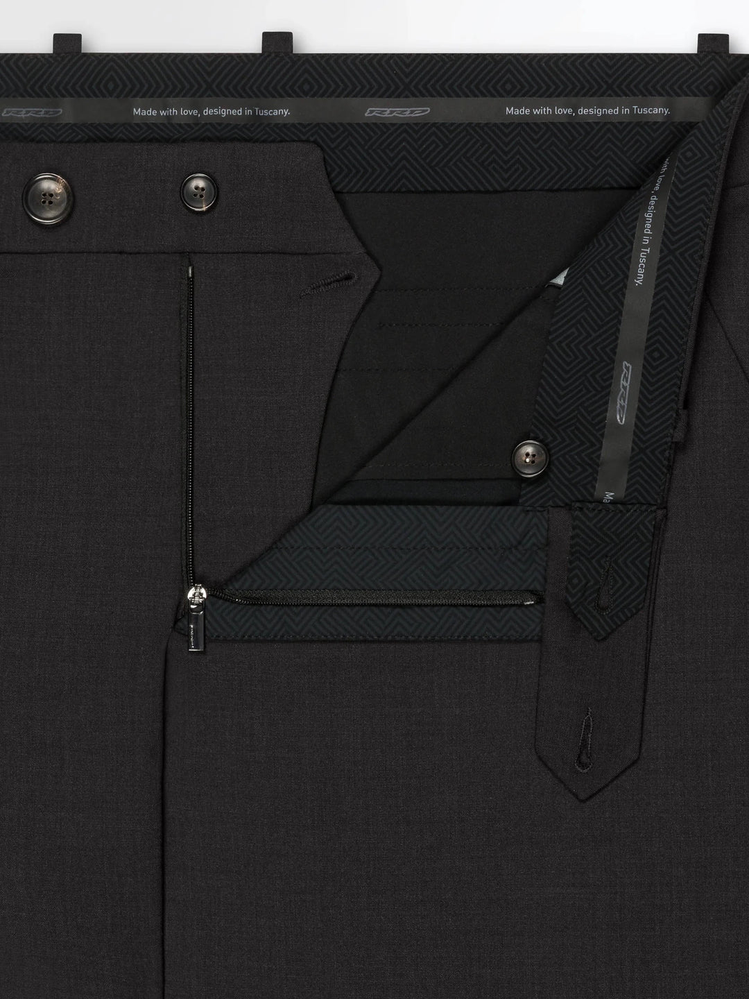 RRD - Pantalon Chino Terzitel en Laine Technique Marron - Lothaire