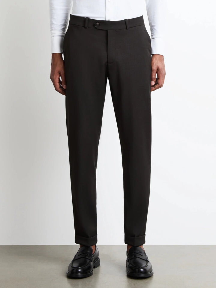 RRD - Pantalon Chino Terzitel en Laine Technique Marron - Lothaire