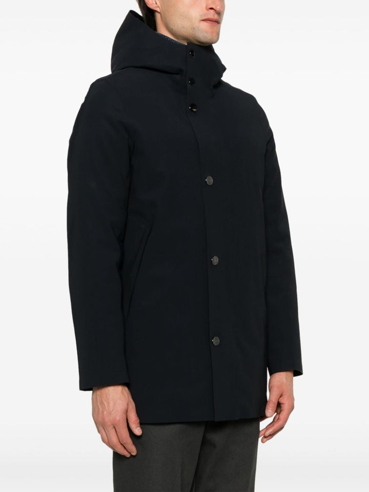 RRD - Parka en surflex avec capuche bleu/noir - Lothaire