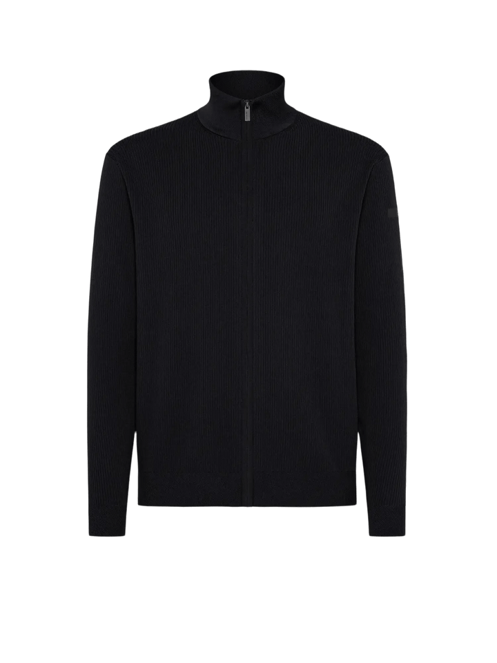 RRD - Pull Amos Perlupin Full Zip Knit Blue Black - Lothaire