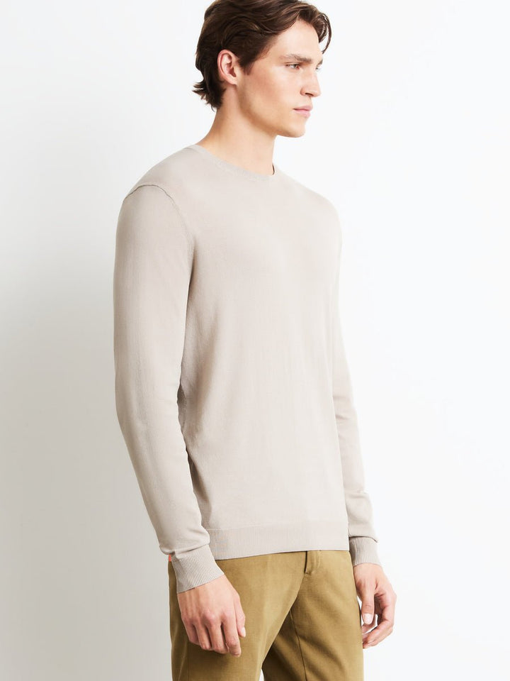 RRD - Pull col rond Maxell Blanc sable - Lothaire