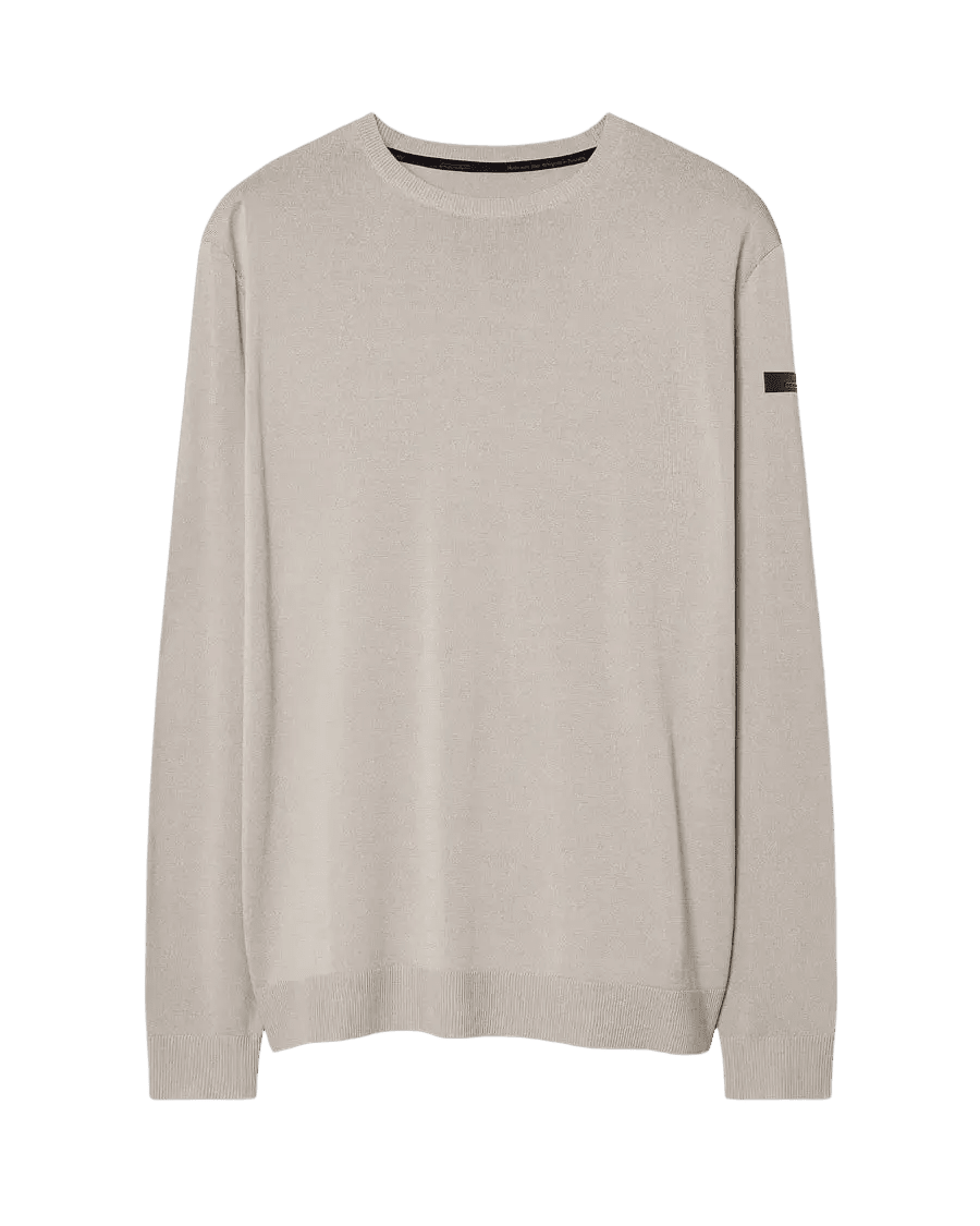 RRD - Pull col rond Maxell Blanc sable - Lothaire