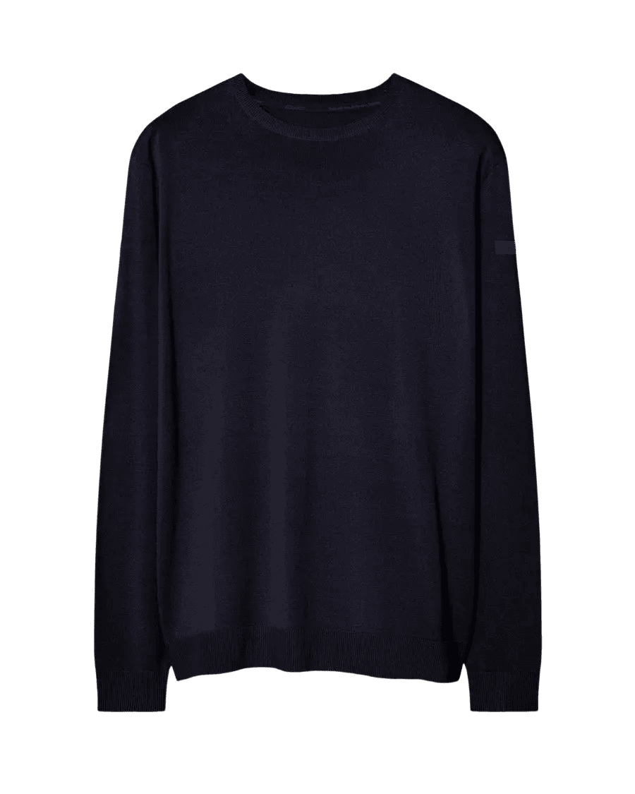 RRD - Pull col rond Maxell Bleu-noir - Lothaire