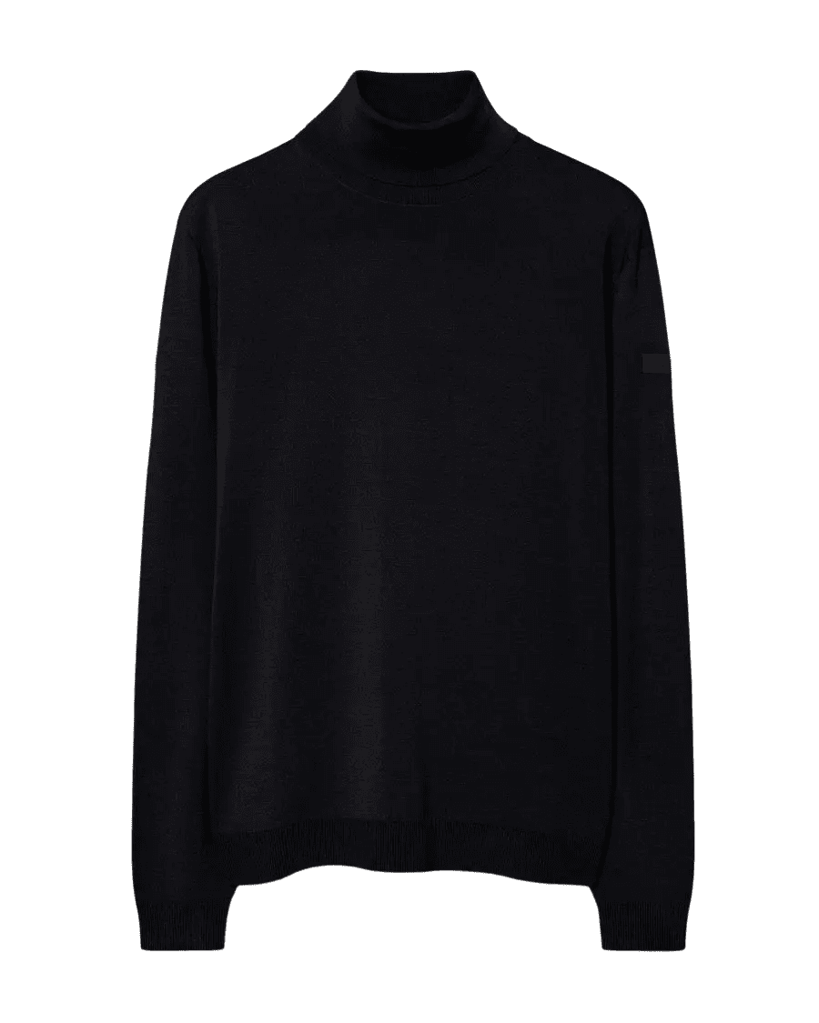 RRD - Pull col roulé Maxell Noir - Lothaire