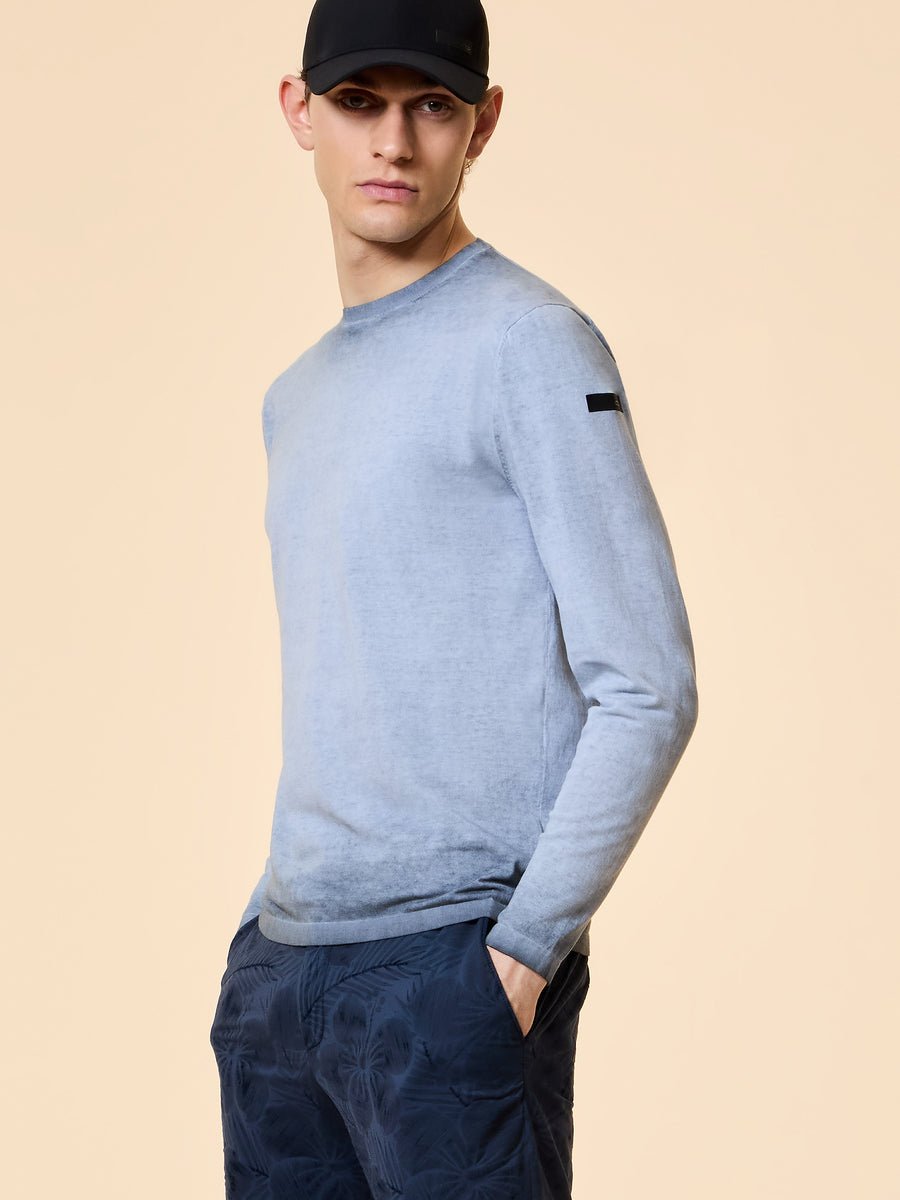 RRD - Pull - over Ice en maille ronde Bleu roi - Lothaire