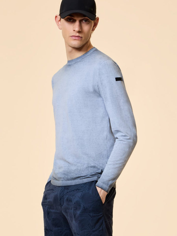 RRD - Pull - over Ice en maille ronde Bleu roi - Lothaire