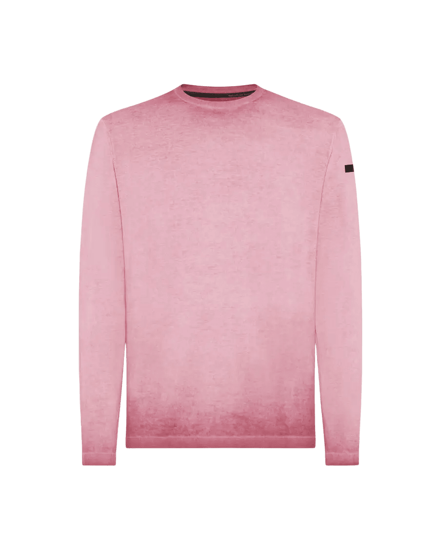 RRD - Pull - over Ice en maille ronde Rose Camélia - Lothaire