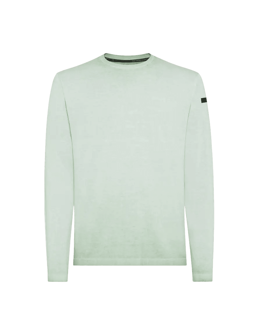 RRD - Pull - over Ice en maille ronde Vert sauge - Lothaire