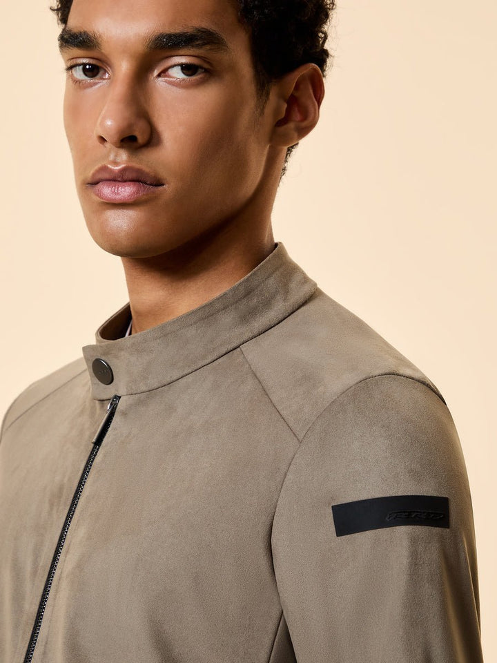 RRD - Veste de motard Nabucco Beige tabac - Lothaire