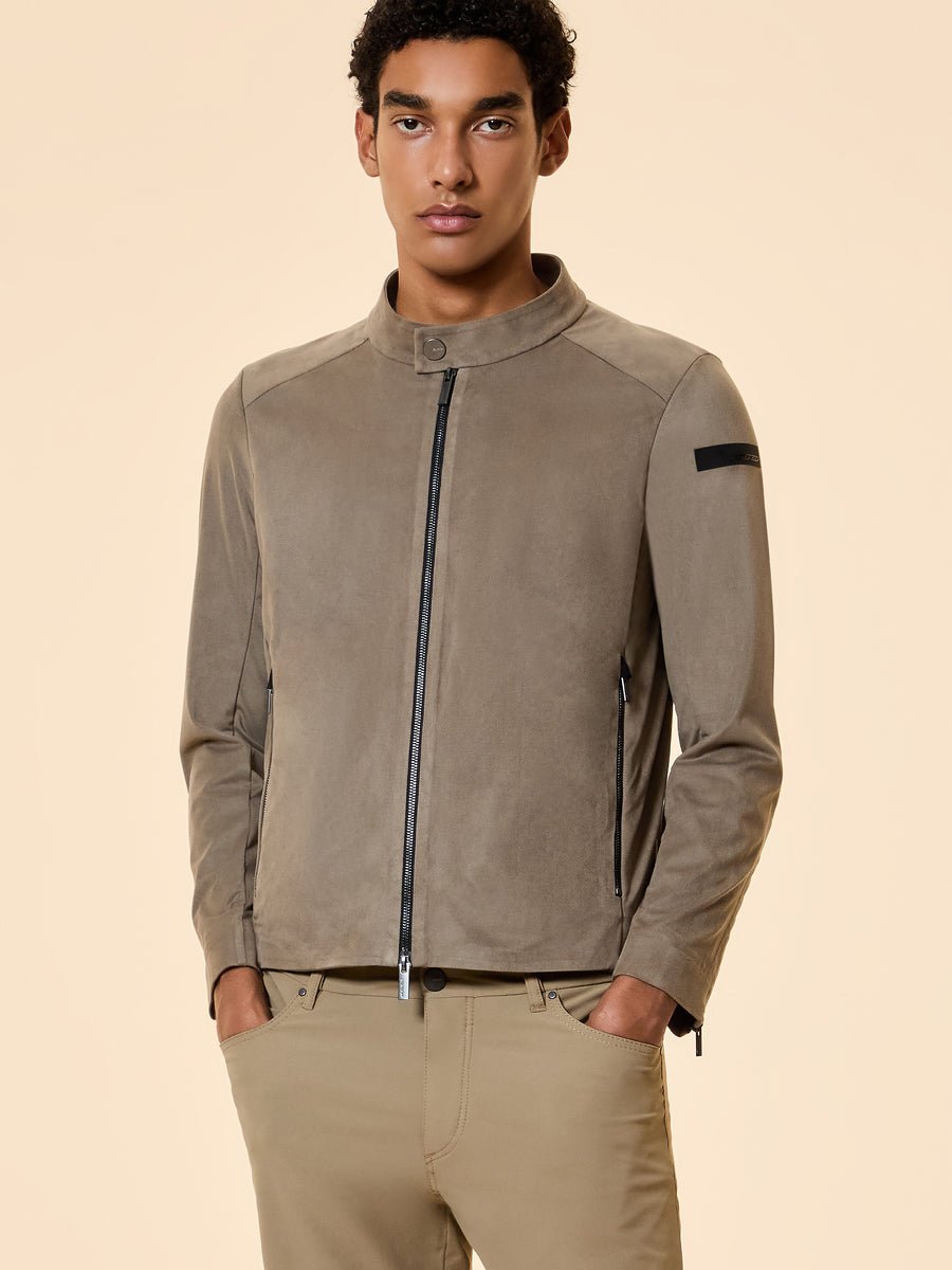 RRD - Veste de motard Nabucco Beige tabac - Lothaire