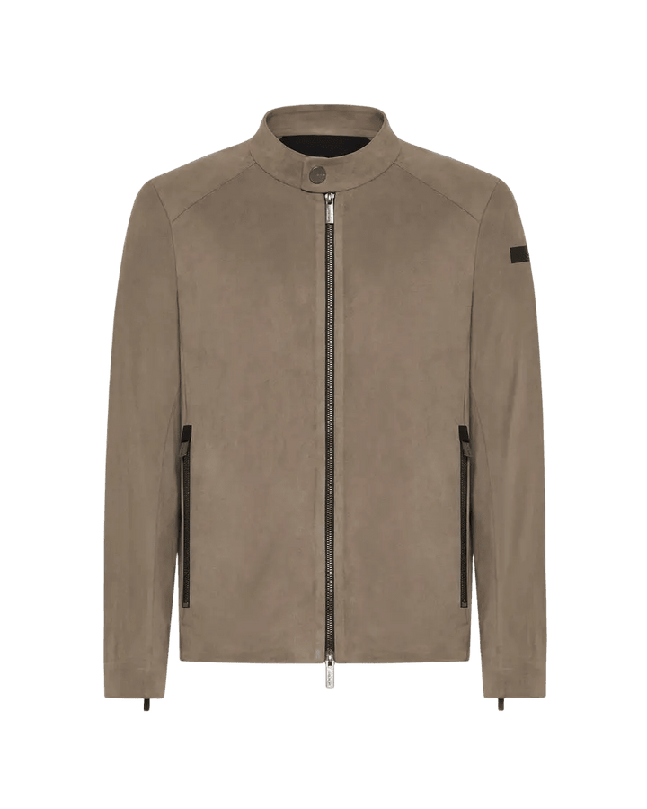 RRD - Veste de motard Nabucco Beige tabac - Lothaire
