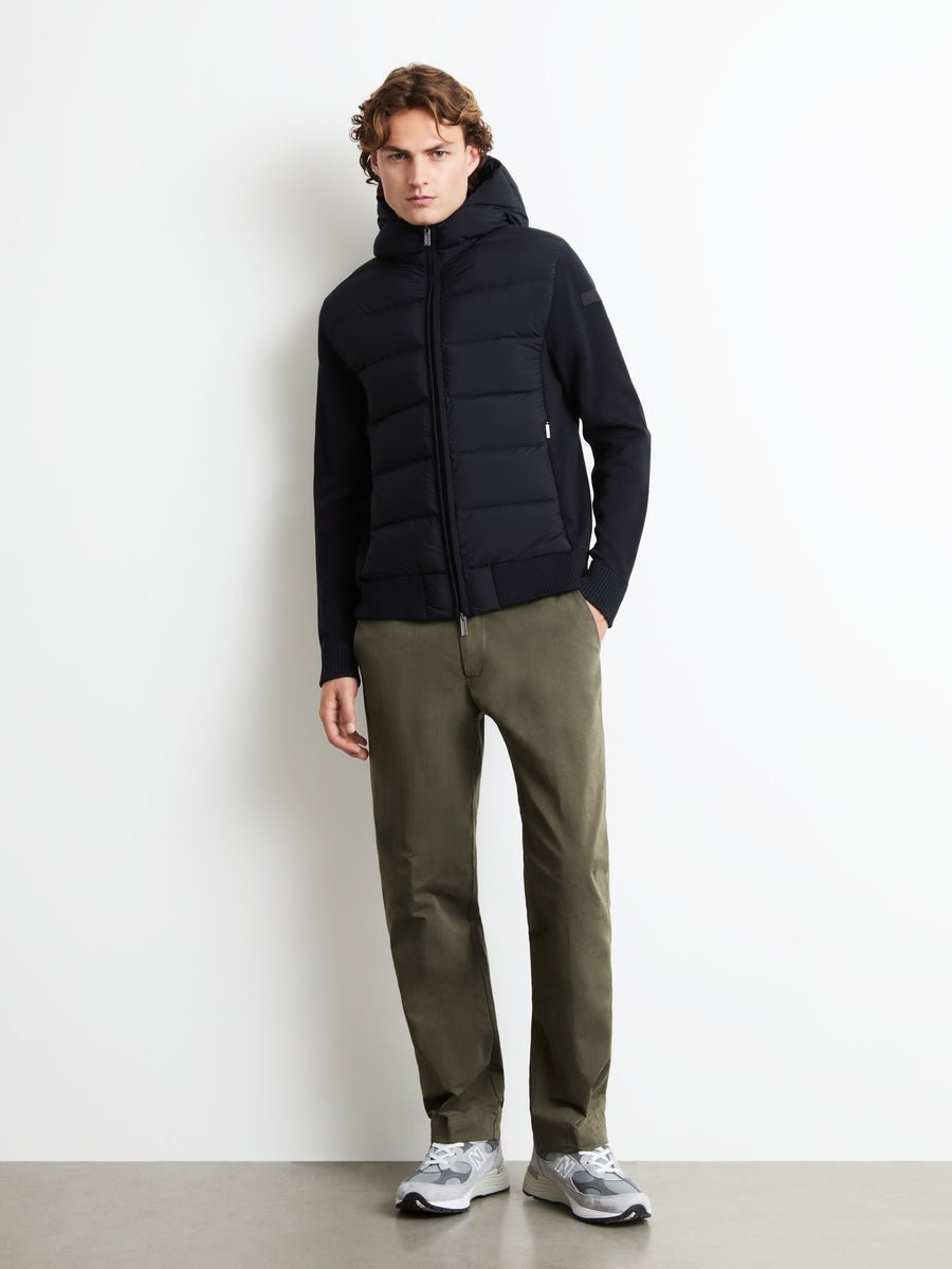 RRD - Veste hybride New Amos à capuche Bleu-noir - Lothaire