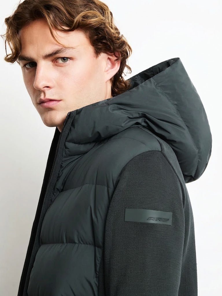 RRD - Veste hybride New Amos à capuche Vert forêt - Lothaire