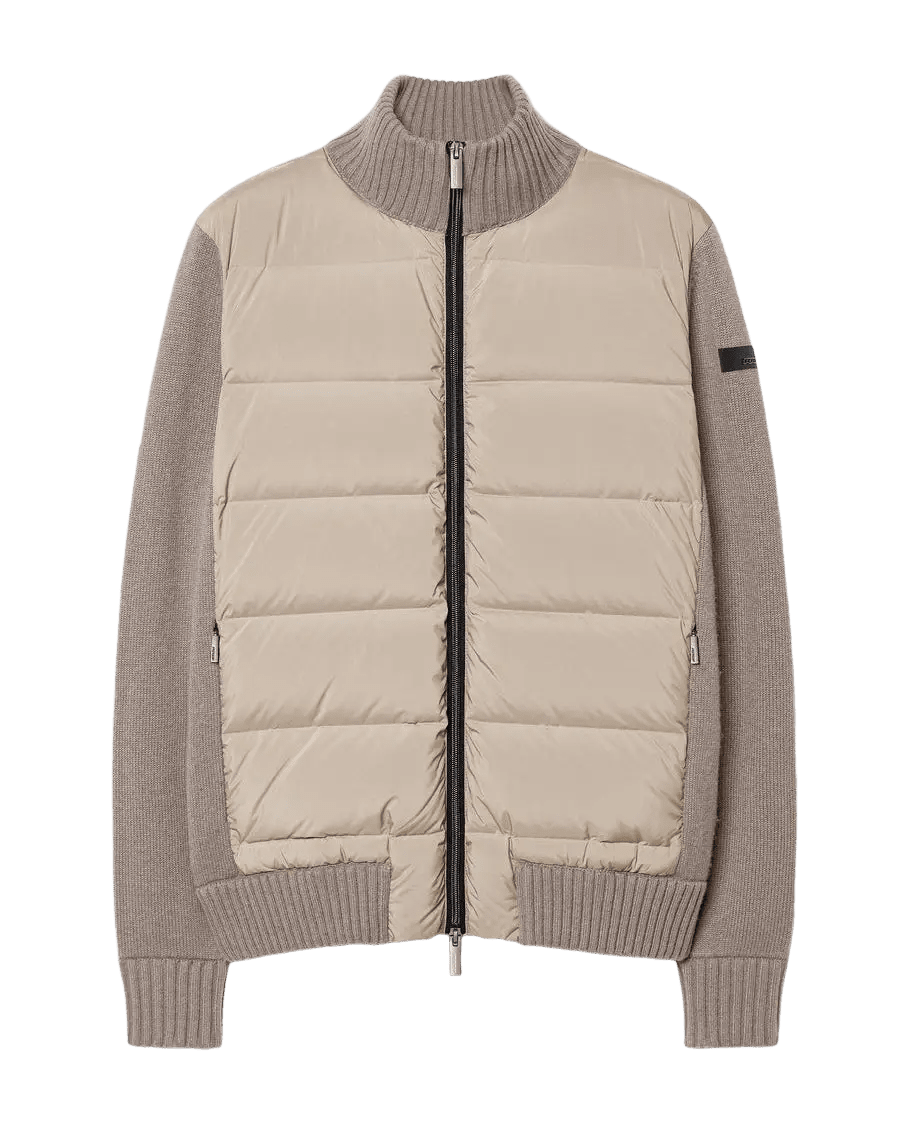 RRD - Veste hybride Wool Cash 7 en laine, cachemire et duvet Sable - Lothaire