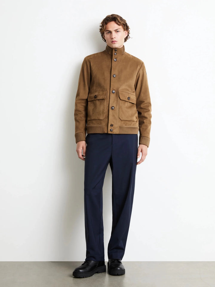 RRD - Veste Nabucco Thermo Val Soft en Suédine Marron Taupe - Lothaire