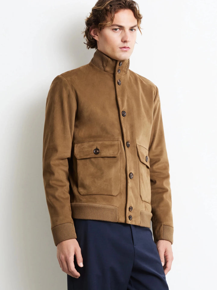 RRD - Veste Nabucco Thermo Val Soft en Suédine Marron Taupe - Lothaire