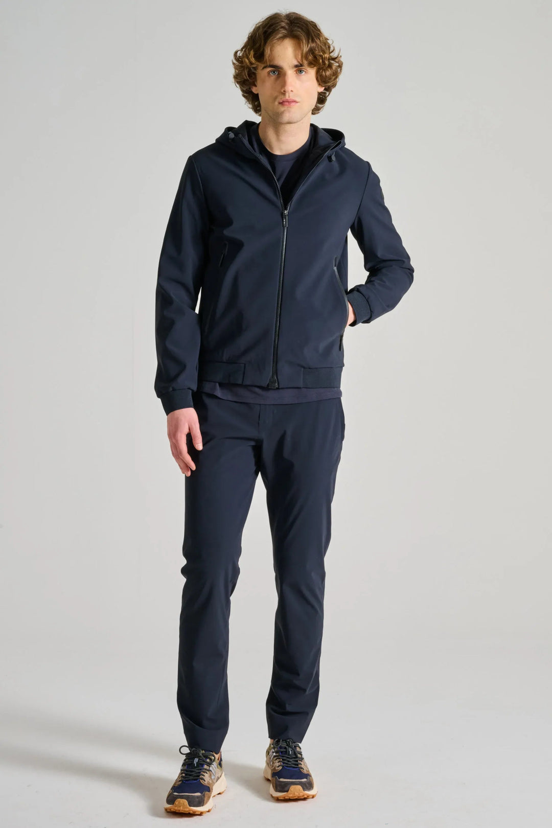 RRD - Veste Surflex Winter Thermo Hood Zip Jkt Blue Black - Lothaire