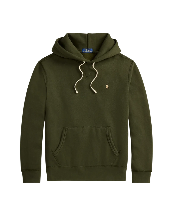 POLO RALPH LAUREN - Sweat à capuche RL en molleton Vert olive
