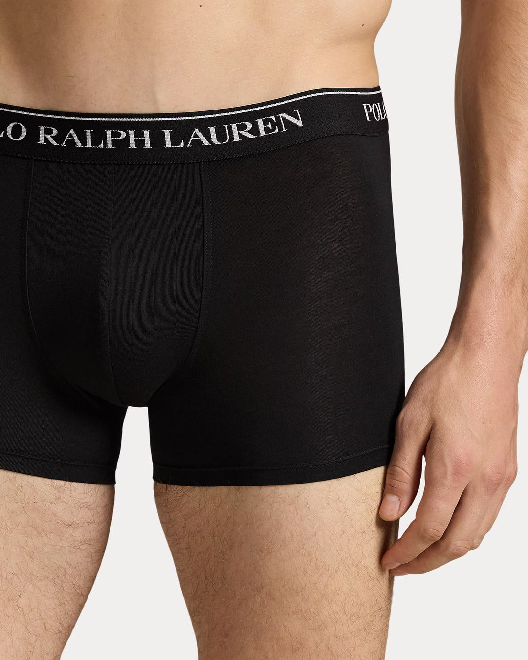 POLO RALPH LAUREN - Lot de 3 boxers en coton stretch Noir