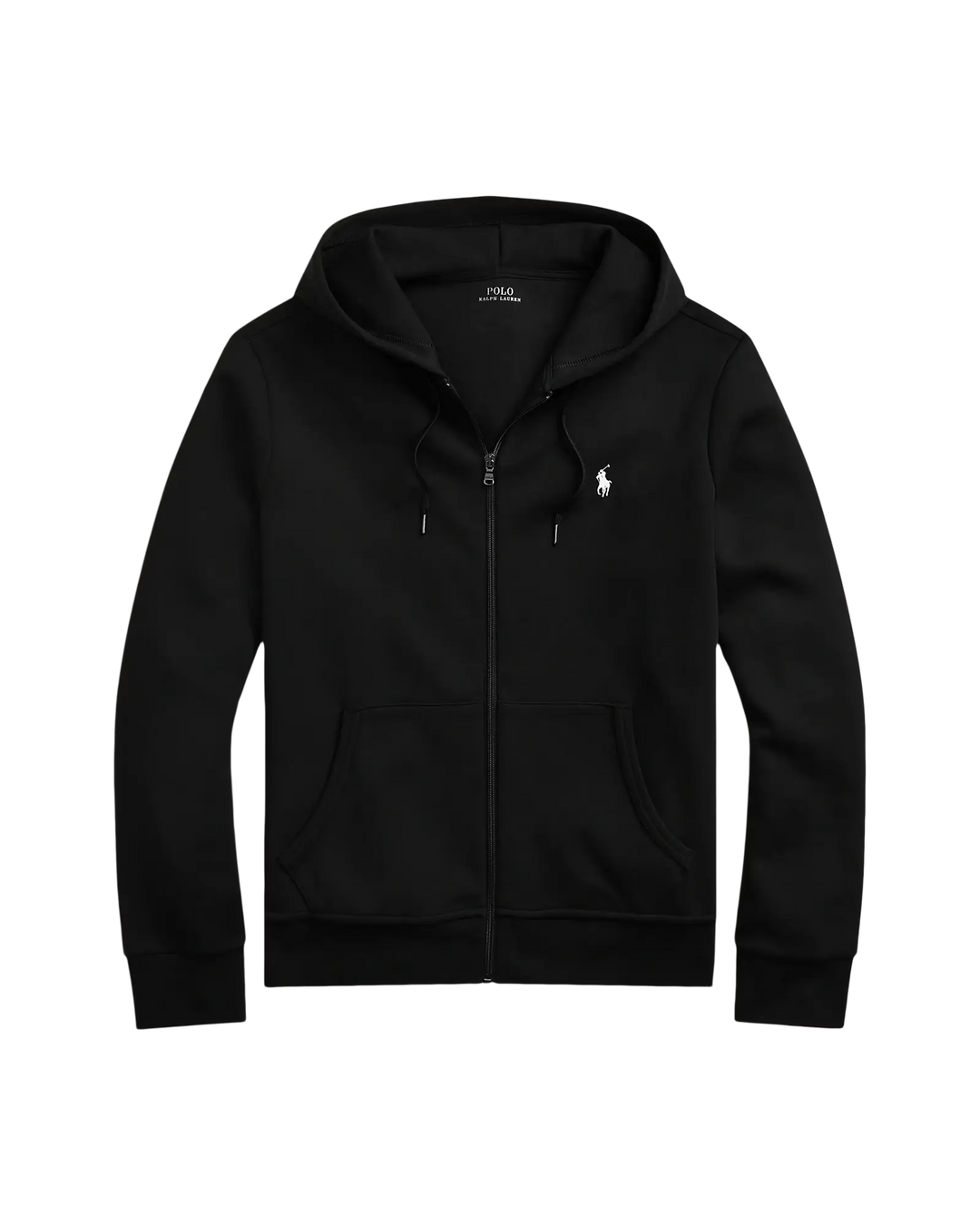 POLO RALPH LAUREN - Sweat à capuche en maille double Noir