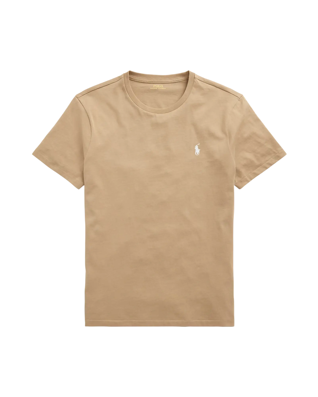 POLO RALPH LAUREN - T-shirt col rond en jersey Custom Slim Fit Beige sable