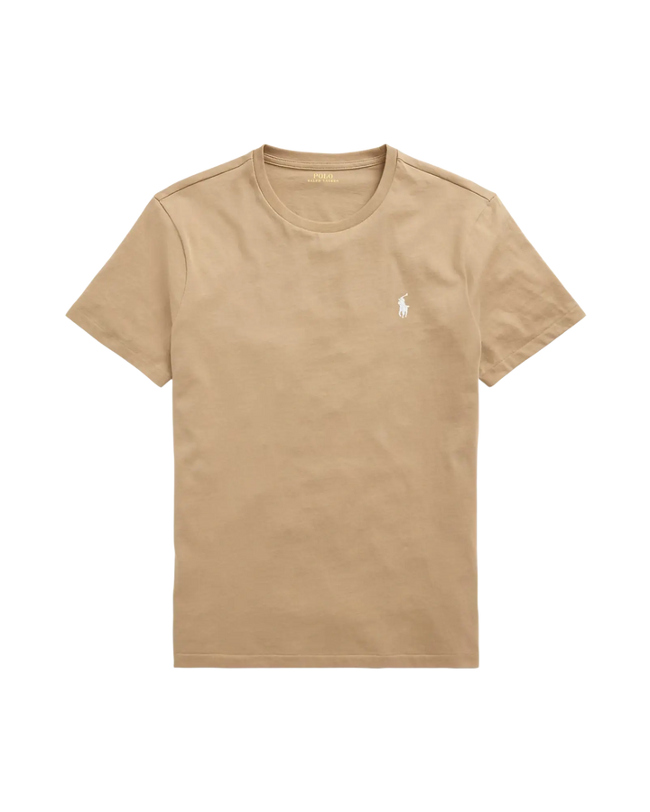 POLO RALPH LAUREN - T-shirt col rond en jersey Custom Slim Fit Beige sable
