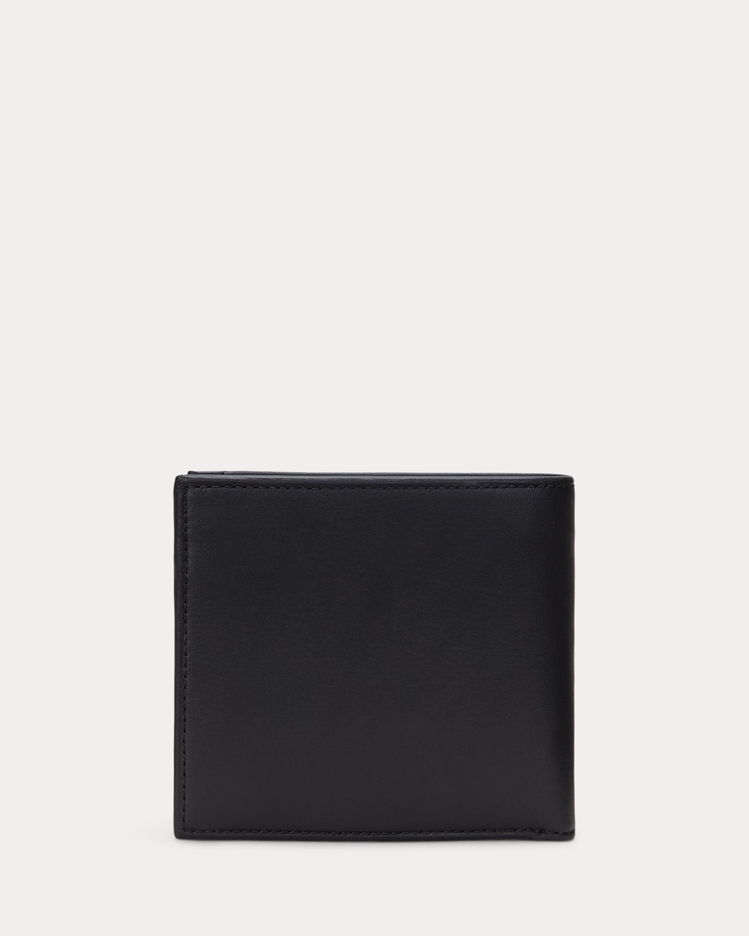 POLO RALPH LAUREN - Portefeuille en cuir lisse Noir