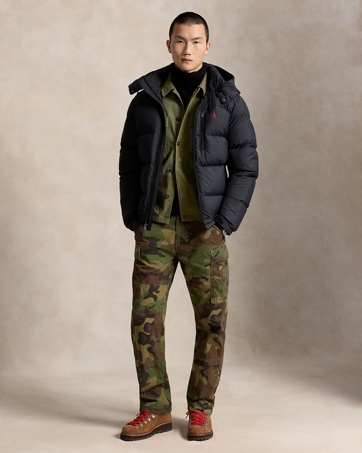 POLO RALPH LAUREN - Doudoune Gorham hydrofuge en duvet Noir