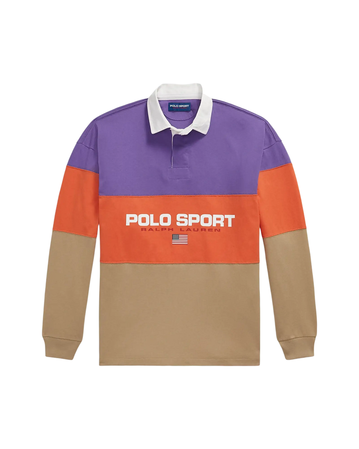 POLO RALPH LAUREN - Chemise de rugby Big Fit Polo Sport Lilas mauve multicolore