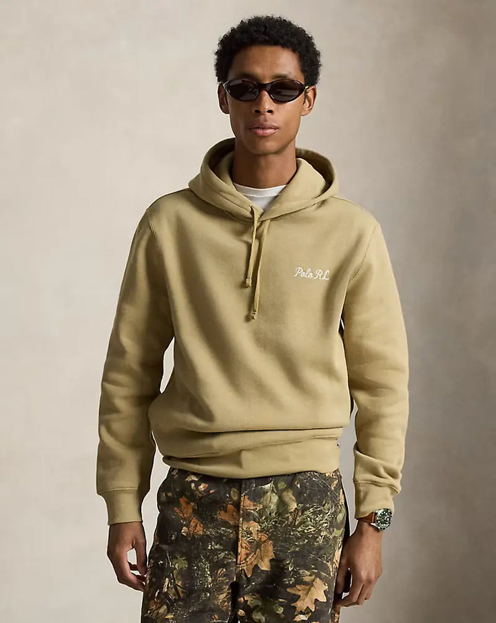 POLO RALPH LAUREN - Sweat à capuche Polo Bear en molleton Kaki