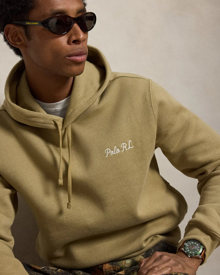 POLO RALPH LAUREN - Sweat à capuche Polo Bear en molleton Kaki
