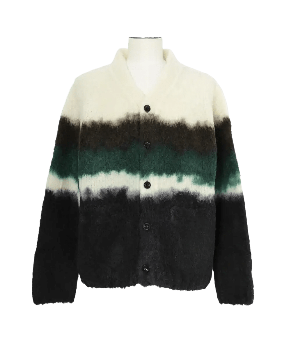 SACAI - Cardigan en maille Chusen-Dyed Noir multicolore - Lothaire