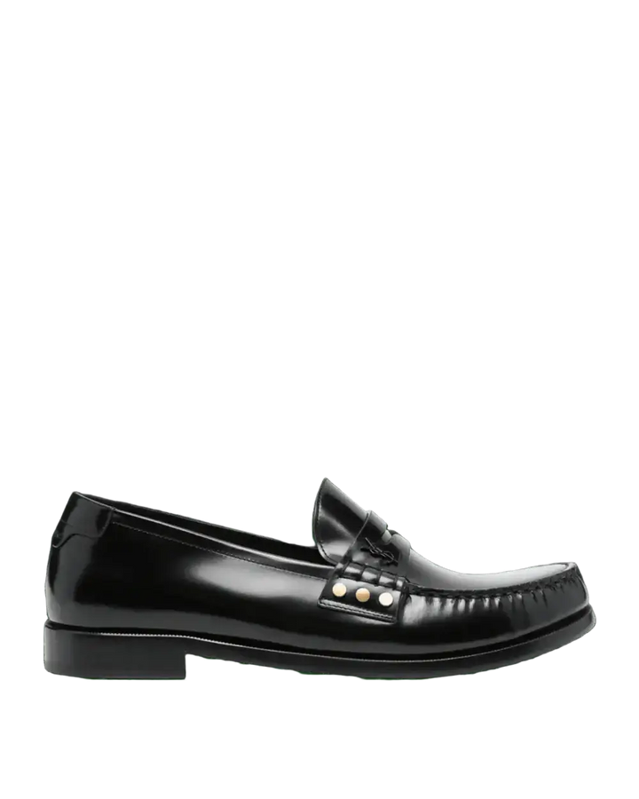 Saint Laurent Mocassins Cloutés noir - Lothaire